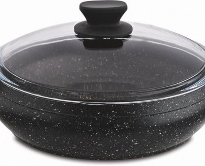 28 cm Granite Flat Cooking Pot