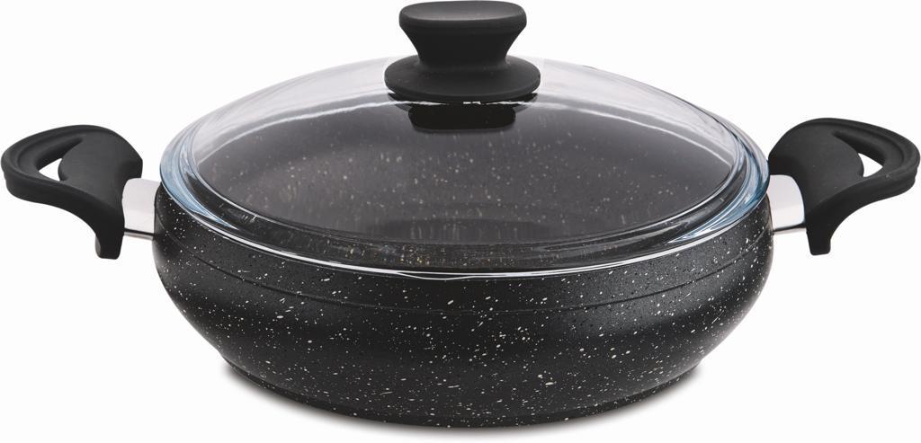 30 cm Granite Flat Cooking Pot