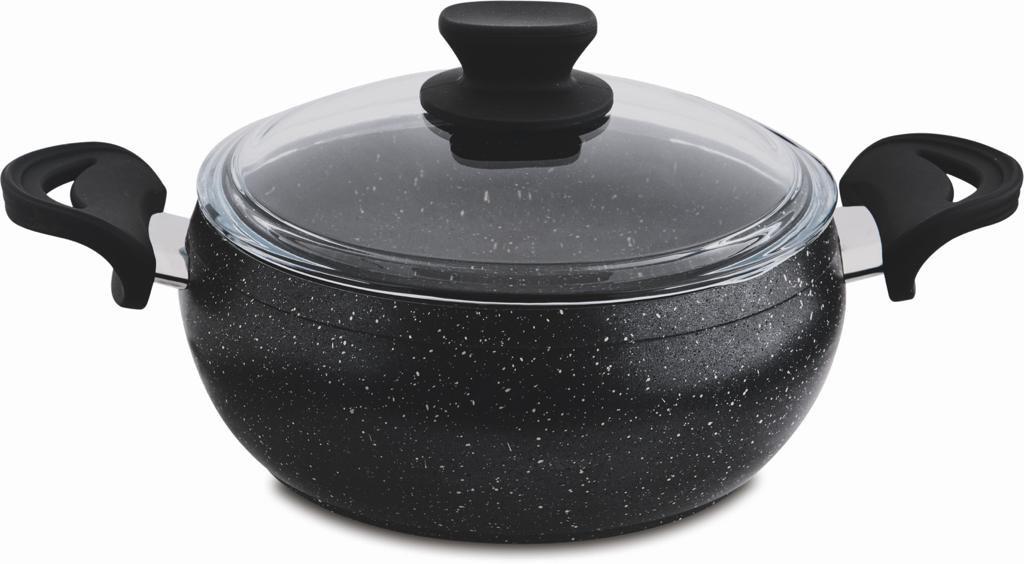 20 cm Granite Deep Cooking Pot